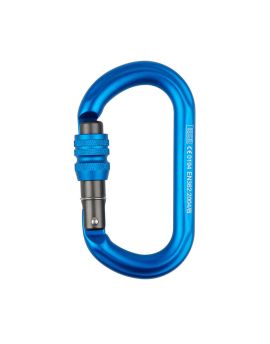 Karabinek LACD Oval Screw-niebieski