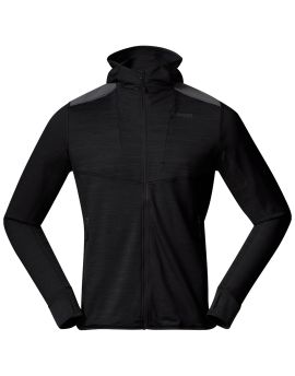 Bluza męska Bergans of Norway Rabot Active Mid Hood Black-XL