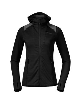 Bluza damska Bergans of Norway Rabot Active Mid Hood W Black