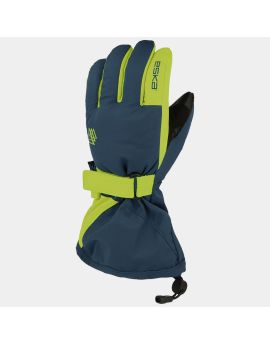 Rękawiczki dziecięce/młodzieżowe ESKA Linux Shield - Blue/Lime-L