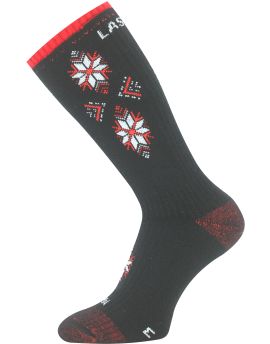 Skarpety Narciarskie Lasting SCK 80% Merino Wool Czarno-Czerwony (903) M (38-41)