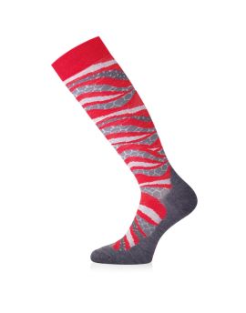 Skarpety Narciarskie Lasting SLF 80% Merino Wool Czerwony (338) XL (46-49)