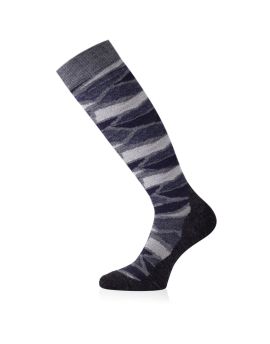Skarpety Narciarskie Lasting SLJ 80% Merino Wool Szary (858) S (34-37)