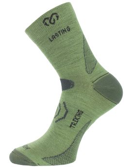 Skarpety Trekkingowe Lasting TNW 75% Merino Wool Zielony (608) S (34-37)