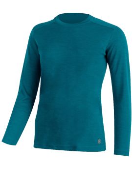 Koszulka damska z długim rękawem Lasting ALEXA 50% Merino Wool Turkusowy (5858)