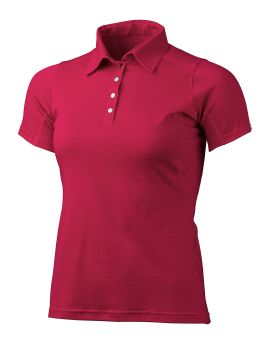 Koszulka polo damska Lasting ALISA Merino Wool Malinowy (4747)