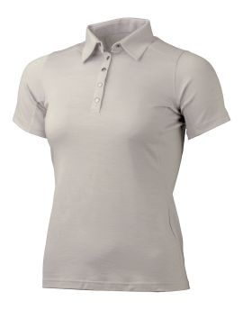 Koszulka polo damska Lasting ALISA Merino Wool Szary (8383)