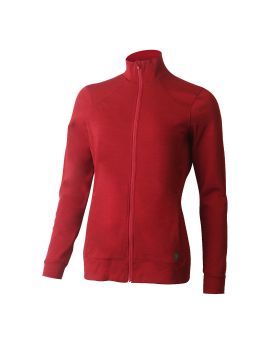 Bluza damska Lasting ALMA 50% Merino Wool Czerwony (3636)