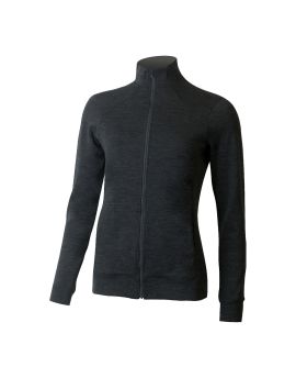 Bluza damska Lasting ALMA 50% Merino Wool Czarny (9099)