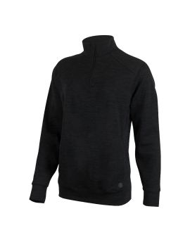 Bluza męska Lasting AMIRA 50% Merino Wool Czarny (9090)