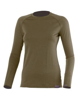 Koszulka damska Lasting Atila 100% Merino Wool Oliwkowy (6363)