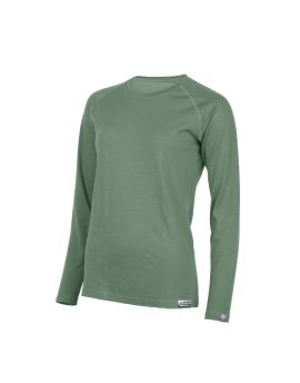 Koszulka damska Lasting Atila 100% Merino Wool Szałwiowy (6666)
