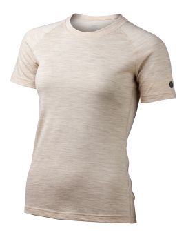 Koszulka damska Lasting BARBORA Merino Wool & Bamboo Beżowy (7200)