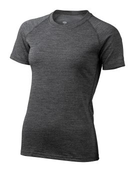 Koszulka damska Lasting BARBORA Merino Wool & Bamboo Szary (8400)