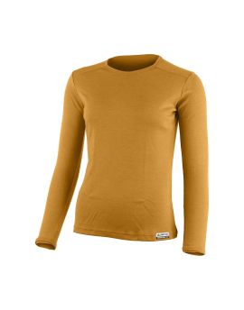 Bluza damska Lasting BELA 100% Merino Wool Musztardowy (2424)