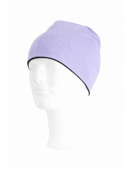 Czapka Lasting BONY 100% Merino Wool Czarny/Liliowy (9041)