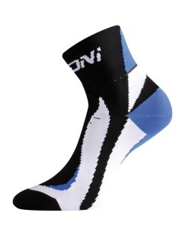 Skarpety Rowerowe/Kolarskie Lasting BS40 Czarno-Niebieski (953) S (34-37)