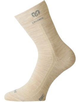 Skarpety trekkingowe Lasting BWC Merino Wool i Bambus Beżowy (700)