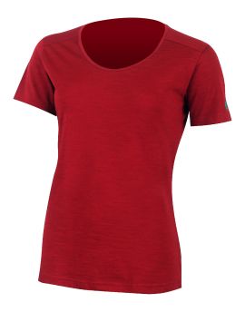 Koszulka damska Lasting CINDY 50% Merino Wool Czerwony (3636)
