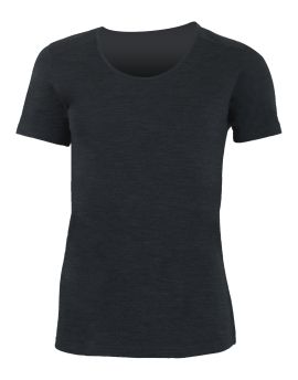 Koszulka damska Lasting CINDY 50% Merino Wool Czarny (9090)