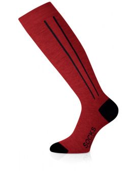 Skarpety Narciarskie Lasting FWC 85% Merino Wool Czerwony (319) XL (46-49)