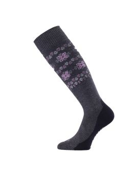 Skarpety Narciarskie Lasting FWI 85% Merino Wool Szary (889) M (38-41)