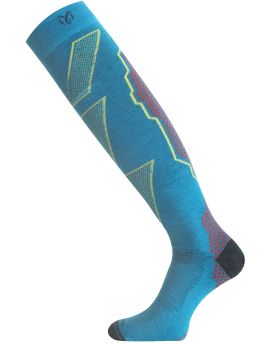 Skarpety Narciarskie Lasting FWY 85% Merino Wool Niebieski (590)