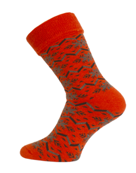 Skarpety trekkingowe Lasting HMN 85% Merino Wool Czerwony (308) L (42-45)