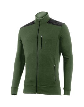 Bluza męska Lasting HUBERT 100% Merino Wool Zielony (6299)