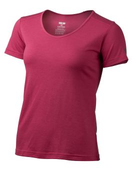 Koszulka damska Lasting IRENA 100% Merino Wool Malinowy (4747)