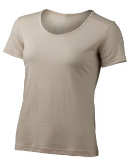 Koszulka damska Lasting IRENA 100% Merino Wool Beżowy (7070)