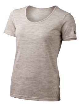 Koszulka damska Lasting IRENA 100% Merino Wool Beżowy (7167)