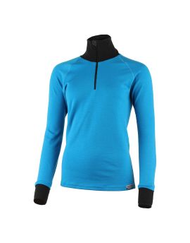 Bluza damska Lasting KAMILA 100% Merino Wool Niebieski (5199)