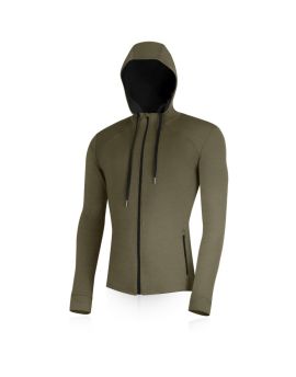 Bluza Męska Lasting Karmin 100% Merino Wool Zielony (6369)