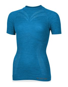 Koszulka damska Lasting MALBA 93% Merino Wool Niebieski (5150)