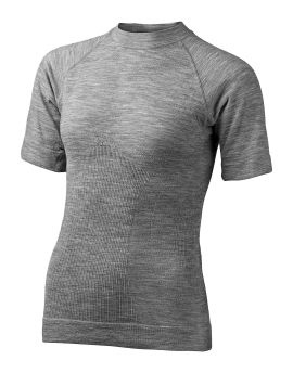 Koszulka damska Lasting MALBA 93% Merino Wool Jasnoszary (8440)
