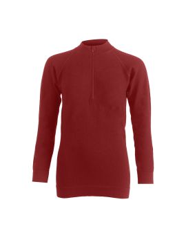 Koszulka damska z długim rękawem Lasting MAZALA 93% Merino Wool Bordowy (3160)