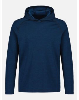 Bluza wełniana Svala Merino Extreme Hooded Shirt Petrol Blue-S