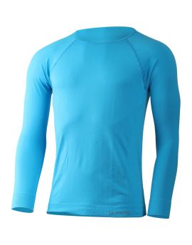 Koszulka męska z długim rękawem Lasting MARBY Niebieski (5400)