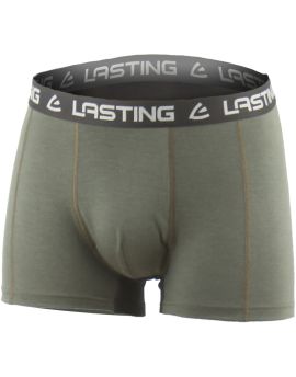 Bokserki męskie Lasting NOMO 100% Merino Wool Khaki (6299)