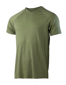 Koszulka Męska Lasting Quido 100% Merino Wool HIKING Zielony (6010)