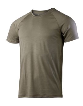 Koszulka Męska Lasting Quido 100% Merino Wool HIKING Brązowy (7373)