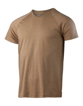 Koszulka Męska Lasting Quido 100% Merino Wool HIKING Brązowy (7474) S