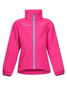 Kurtka dziecięca sofshellowa Bergans of Norway Reine Kids Jacket Navy - Hot Pink