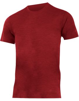 Koszulka męska Lasting RIOS Merino Wool Czerwony (3636)