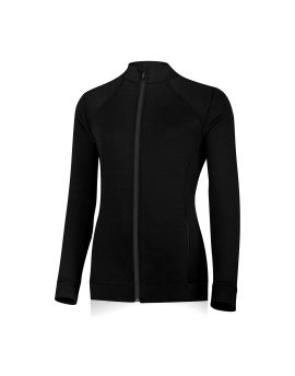 Bluza damska Lasting SARMINA 100% Merino Wool Czarny (9099)
