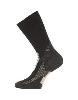 Skarpety Narciarskie Lasting SCA 75% Merino Wool Czarno-Beżowy (907)