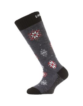 Skarpety Narciarskie Dziecięce/Młodzieżowe Lasting SJA 70% Merino Wool Szary (509)