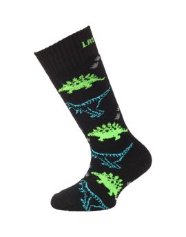 Skarpety Narciarskie Dziecięce/Młodzieżowe Lasting SJD 70% Merino Wool Czarny (965) XS (28-33)