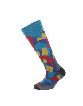 Skarpety Narciarskie Dziecięce/Młodzieżowe Lasting SKA 85% Merino Wool Niebieski (502)